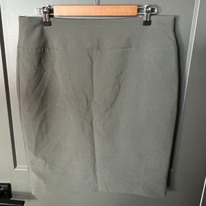 Alfani Pencil Skirt Gray Green 10